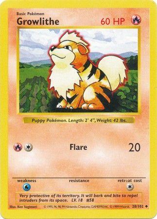 Growlithe [Shadowless]