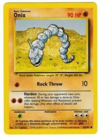 Base Set Onix [Trainer Deck A]