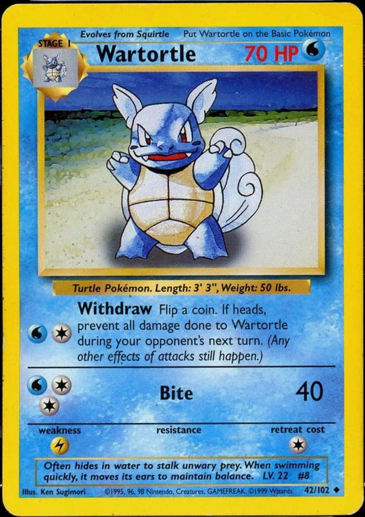 Base Set Wartortle [Evolution Box Error]