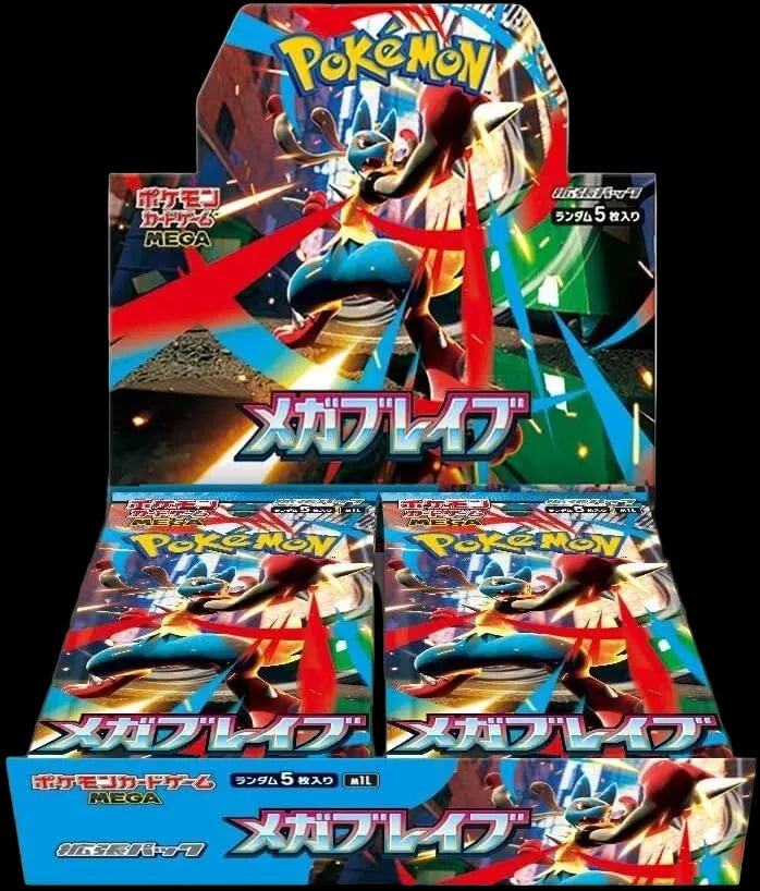 Mega Brave M1L Japanese Pokémon TCG Booster Box (30 Packs)