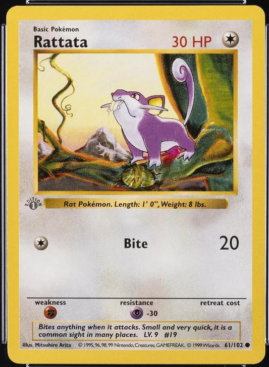 Rattata [1st Edition Gray Stamp]