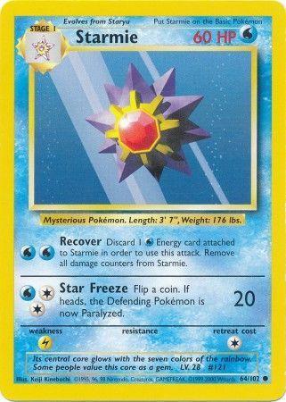 Base Set Starmie [Trainer Deck B]