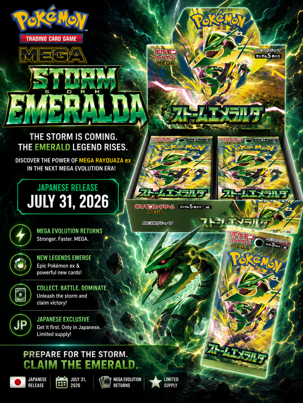 Storm Emeralda - Booster Box (PRE ORDER)