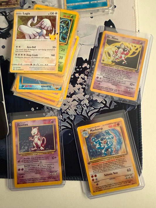 Actual owned Mewtwo Base Set card