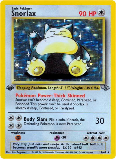 Snorlax [1st Edition]